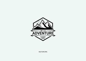 le aventure logo conception vecteur