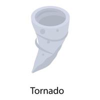 concepts de tornade tendance vecteur