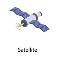 concepts de satellite de communication vecteur