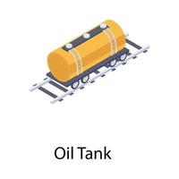concepts de réservoir d'huile vecteur
