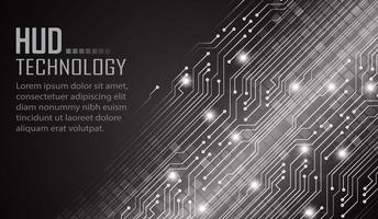 fond de concept de technologie future cyber circuit vecteur