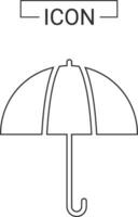 parapluie vecteur icône modèle