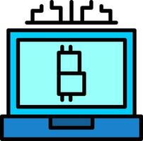 numérique devise vecteur icône conception