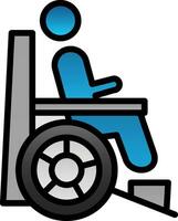 conception d'icône de vecteur d'invalidité