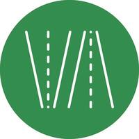 conception d'icône de vecteur de route