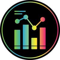 conception d'icônes vectorielles d'analyse de données vecteur