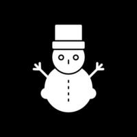 conception d'icône de vecteur de bonhomme de neige