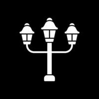 rue lampe vecteur icône conception