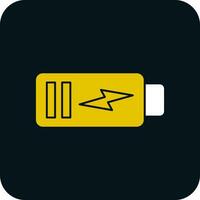 batterie charge vecteur icône conception