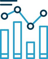 conception d'icônes vectorielles d'analyse de données vecteur