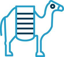 conception d'icône de vecteur de chameau