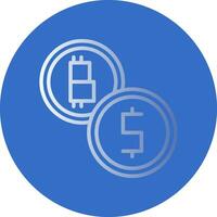 conception d'icône de vecteur de crypto-monnaie