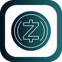 zcash vecteur icône conception