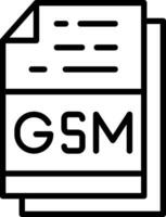 gsm vecteur icône conception