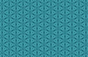 hexagonal géométrique bleu en tissu modèle vecteur