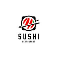 logo restaurant de sushis vecteur