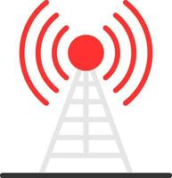 radio antenne vecteur icône conception