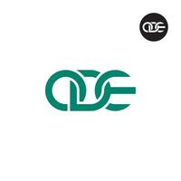 lettre ode monogramme logo conception vecteur