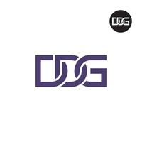 lettre ddg monogramme logo conception vecteur