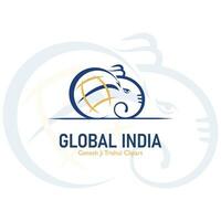 cette est une numérique commercialisation logo global X Inde. vecteur