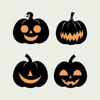 gratuit vecteur effrayant Halloween citrouille.