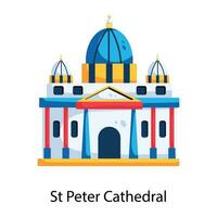 st peter cathédrale vecteur