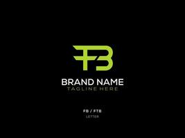 F b lettre logo vecteur