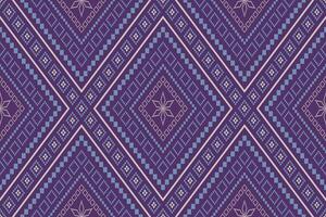 violet traverser point traditionnel ethnique modèle paisley fleur ikat Contexte abstrait aztèque africain indonésien Indien sans couture modèle pour en tissu impression tissu robe tapis rideaux et sarong vecteur