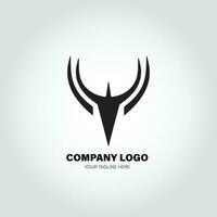 entreprise logo avec pivot formes, dans le style de minimaliste monochromatique, noir et blanc, simple, pochoir conception style vecteur