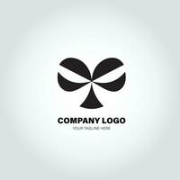 entreprise logo avec pivot formes, dans le style de minimaliste monochromatique, noir et blanc, simple, pochoir conception style vecteur