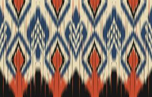 ethnique abstrait ikat art. aztèque ornement imprimer. géométrique ethnique modèle sans couture Couleur Oriental. conception pour Contexte ,rideau, tapis, fond d'écran, vêtements, emballage, batique, vecteur illustration.