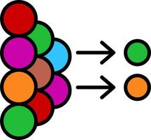 la diffusion vecteur conception élément icône