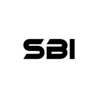 sbi logo conception, inspiration pour une unique identité. moderne élégance et Créatif conception. filigrane votre Succès avec le frappant cette logo. vecteur