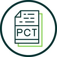 PCT fichier format vecteur icône conception