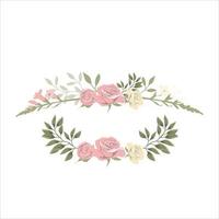 clipart floral vintage vecteur