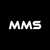 mms lettre logo conception, inspiration pour une unique identité. moderne élégance et Créatif conception. filigrane votre Succès avec le frappant cette logo. vecteur