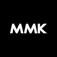 mmk lettre logo conception, inspiration pour une unique identité. moderne élégance et Créatif conception. filigrane votre Succès avec le frappant cette logo. vecteur