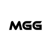 mgg lettre logo conception, inspiration pour une unique identité. moderne élégance et Créatif conception. filigrane votre Succès avec le frappant cette logo. vecteur
