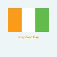 le Ivoire côte drapeau vecteur