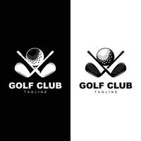 le golf équipe sport logo conception tournoi illustration symbole modèle vecteur