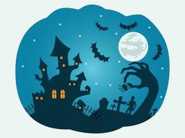 Halloween illustration pack effrayant Halloween Château illustration vecteur