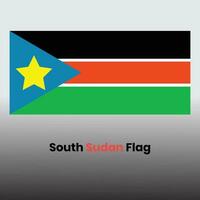 drapeau du soudan du sud vecteur