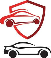 course voiture logo vecteur
