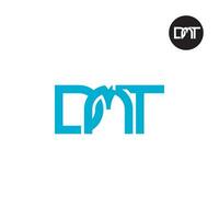 lettre dmt monogramme logo conception vecteur