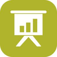 Icône de vecteur de présentation d&#39;entreprise