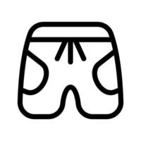 maillot de bain icône vecteur symbole conception illustration