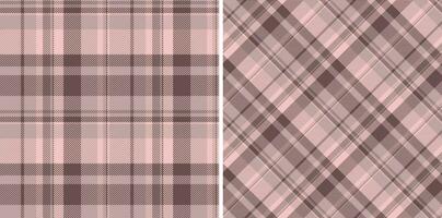 modèle plaid sans couture de vecteur textile texture avec une vérifier Contexte en tissu tartan.