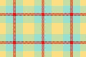 en tissu plaid sans couture de texture vérifier vecteur avec une modèle textile tartan Contexte.