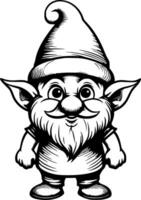 mignonne gnome vecteur illustration