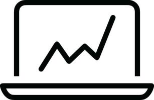 croissance affaires icône symbole vecteur image. illustration de le le progrès contour infographie stratégie développement conception image